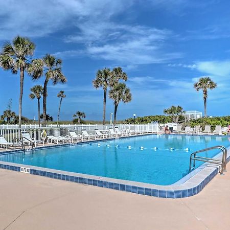 Oceanfront Cocoa Beach Condo With View Walk To Pier Eksteriør billede