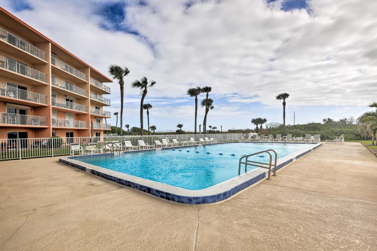Oceanfront Cocoa Beach Condo With View Walk To Pier Eksteriør billede