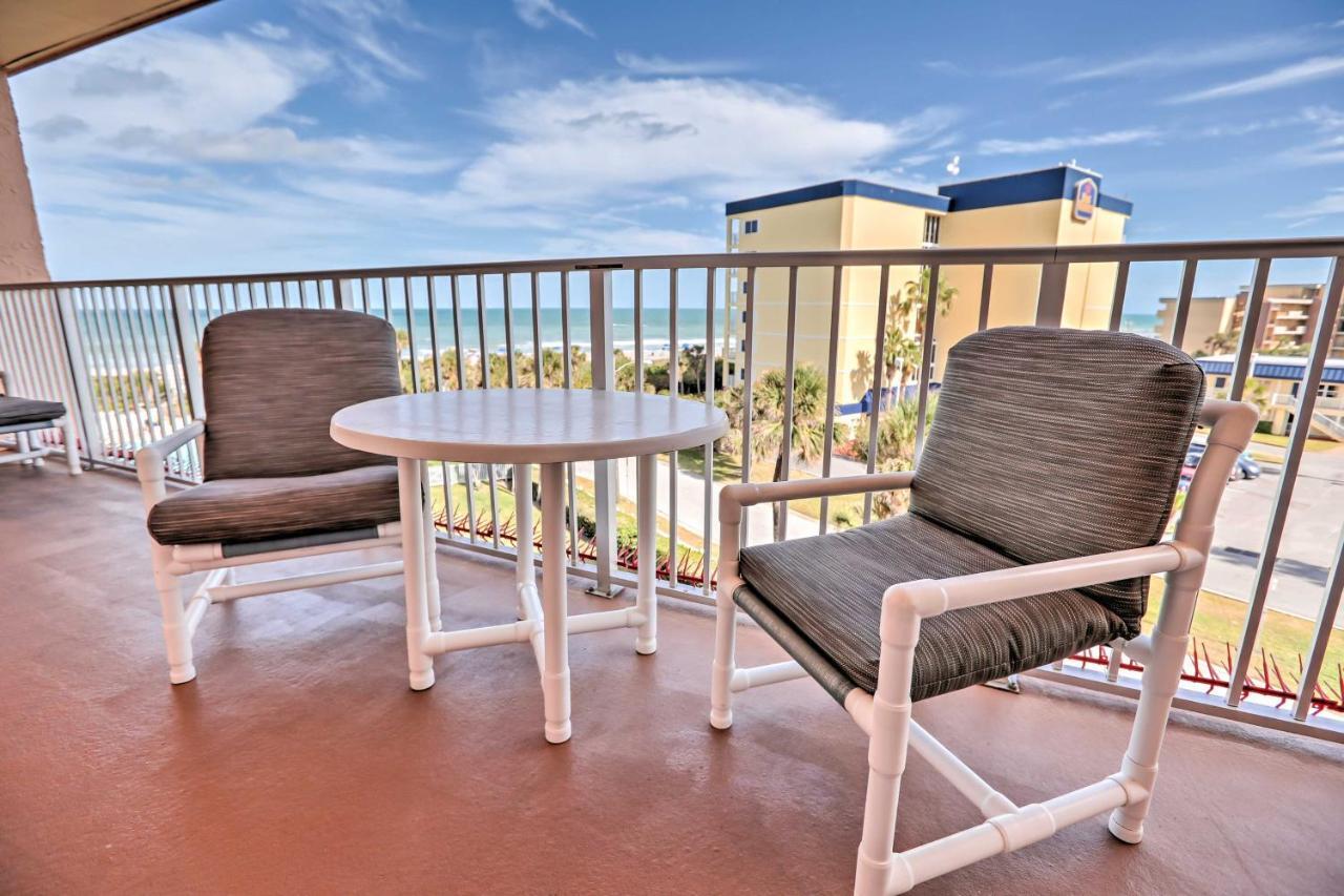 Oceanfront Cocoa Beach Condo With View Walk To Pier Eksteriør billede